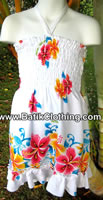 Batik Dress Bali Indonesia Beachwear Clothing Casual Summer Clothes Fashion