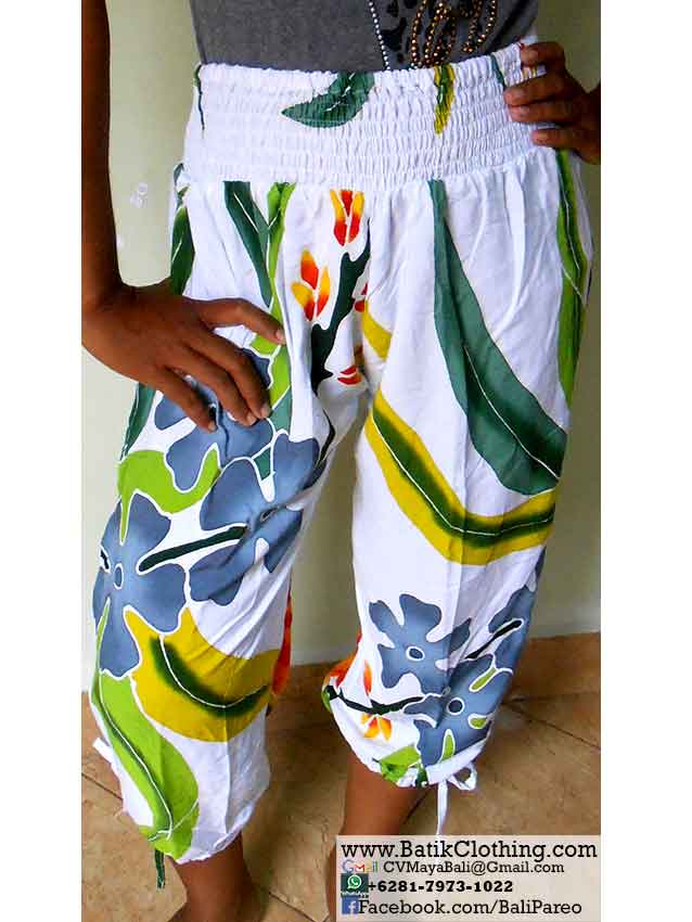 Pant1-16 Painted Batik Clothing Pants Bali Indonesia 